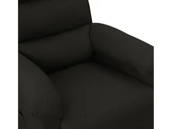 Poltrona reclinável tecido preto