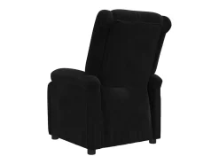 Poltrona reclinável veludo preto