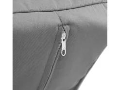 Poltrona reclinável 66,5x94x62,5 cm cinza Eames