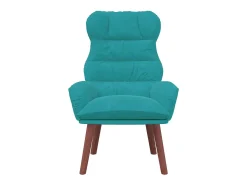 poltrona Turquesa 69 x 74 x 93 cm Veludo