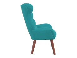 poltrona Turquesa 69 x 74 x 93 cm Veludo