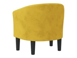 Poltrona veludo amarelo