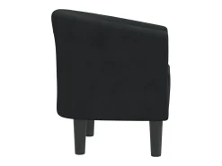Poltrona veludo preto