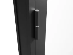 Porta de bloco reversível em alumínio e vidro temperado A204 x L93 cm - MASERU