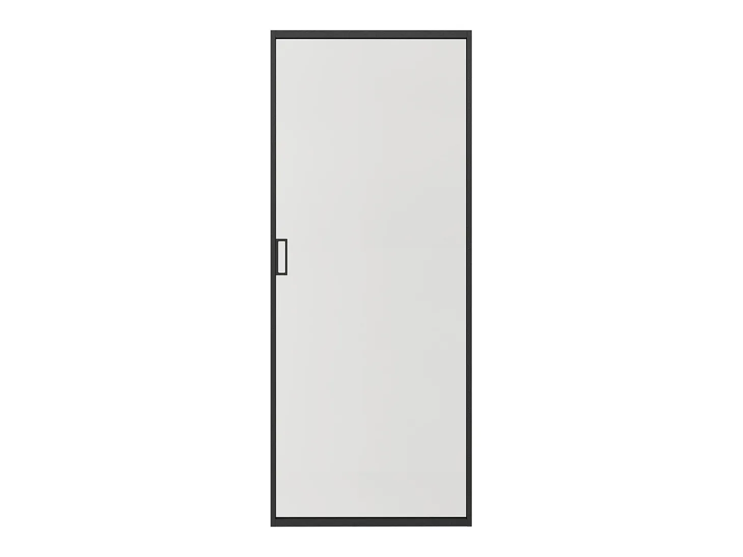 Porta de correr com sistema de tabique, vidro temperado fosco A205 x C93 cm - LINCI II