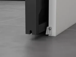 Porta de correr dupla sistema de tabique vidro fosco 2xA205xC63 cm ARTISTO II