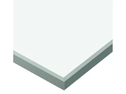 Porta de correr em vidro ESG e alumínio 76x205 cm com batentes suaves