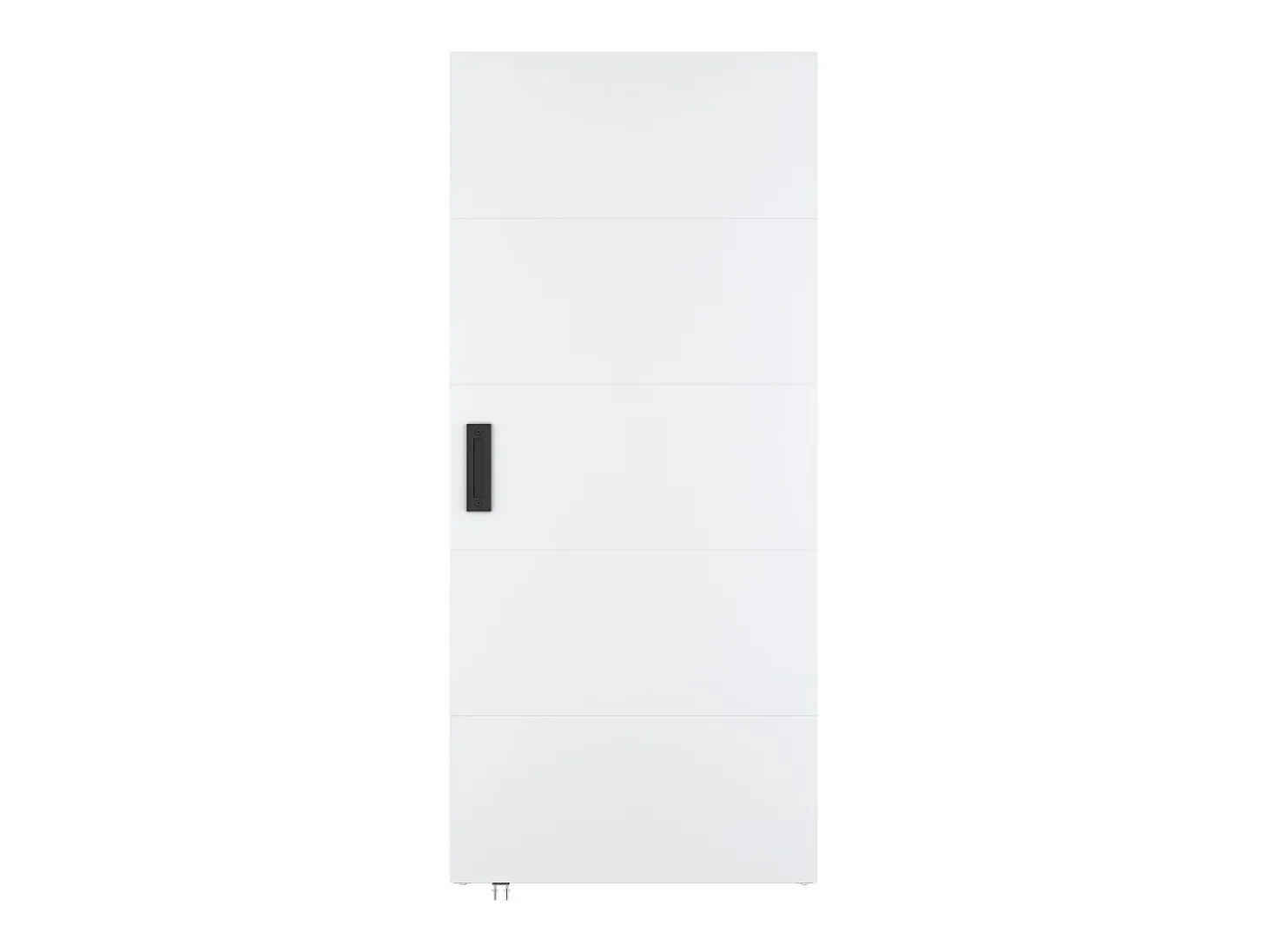 Porta de correr invisível em madeira e MDF 93 x 210 cm branco - SOMIRI