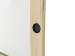 Porta de correr sistema de tabique com 3 janelas, C63 cm, vidro temperado ACOSTA II