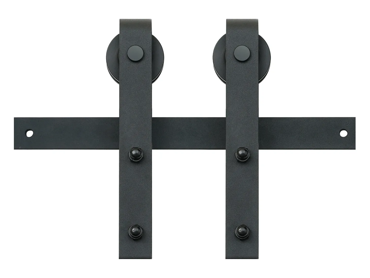 Porta de Correr SucceBuy Kit de Ferragens para Porta de Correr de Celeiro de 8 Pés, Calha para Armário, Cabide em J
