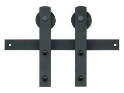 Porta de Correr SucceBuy Kit de Ferragens para Porta de Correr de Celeiro de 2,5 M, Calha para Armário para Porta Única