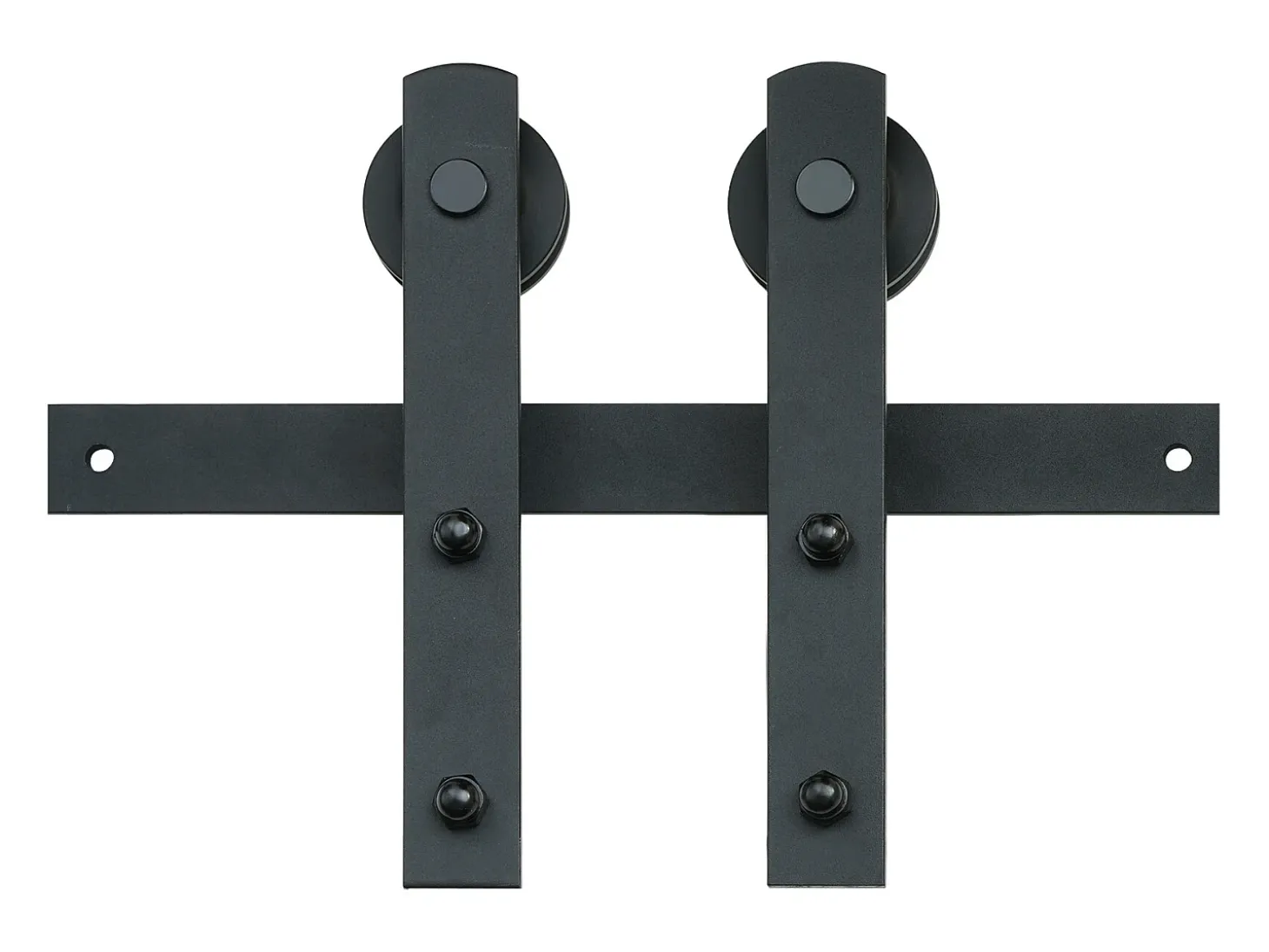 Porta de Correr SucceBuy Kit de Ferragens para Porta de Correr de Celeiro de 2,5 M, Calha para Armário para Porta Única