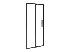 Porta de duche de correr preto fosto estilo industrial 140x195 cm TORONI