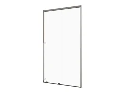 Porta de duche de correr 120 cm cinza gun metal COVINGTON