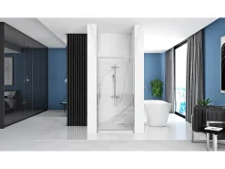 Porta De Duche Rea Rapid Swing 90 Chrome