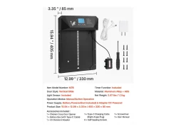 Porta de Galinheiro Automática SucceBuy, Alimentação por Pilhas e CC, Ecrã LCD, Sensor de Luz, Temporizador, Ajuste Manual, Sistema Anti-esmagamento
