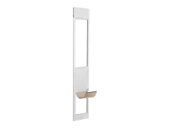 Porta Deslizante de Vidro para Cães SucceBuy, Altura Ajustável de 1927 a 2049 mm, L