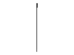 Porta Deslizante de Vidro ESG e Alumínio Preto 102x205 cm para Ambientes Modernos