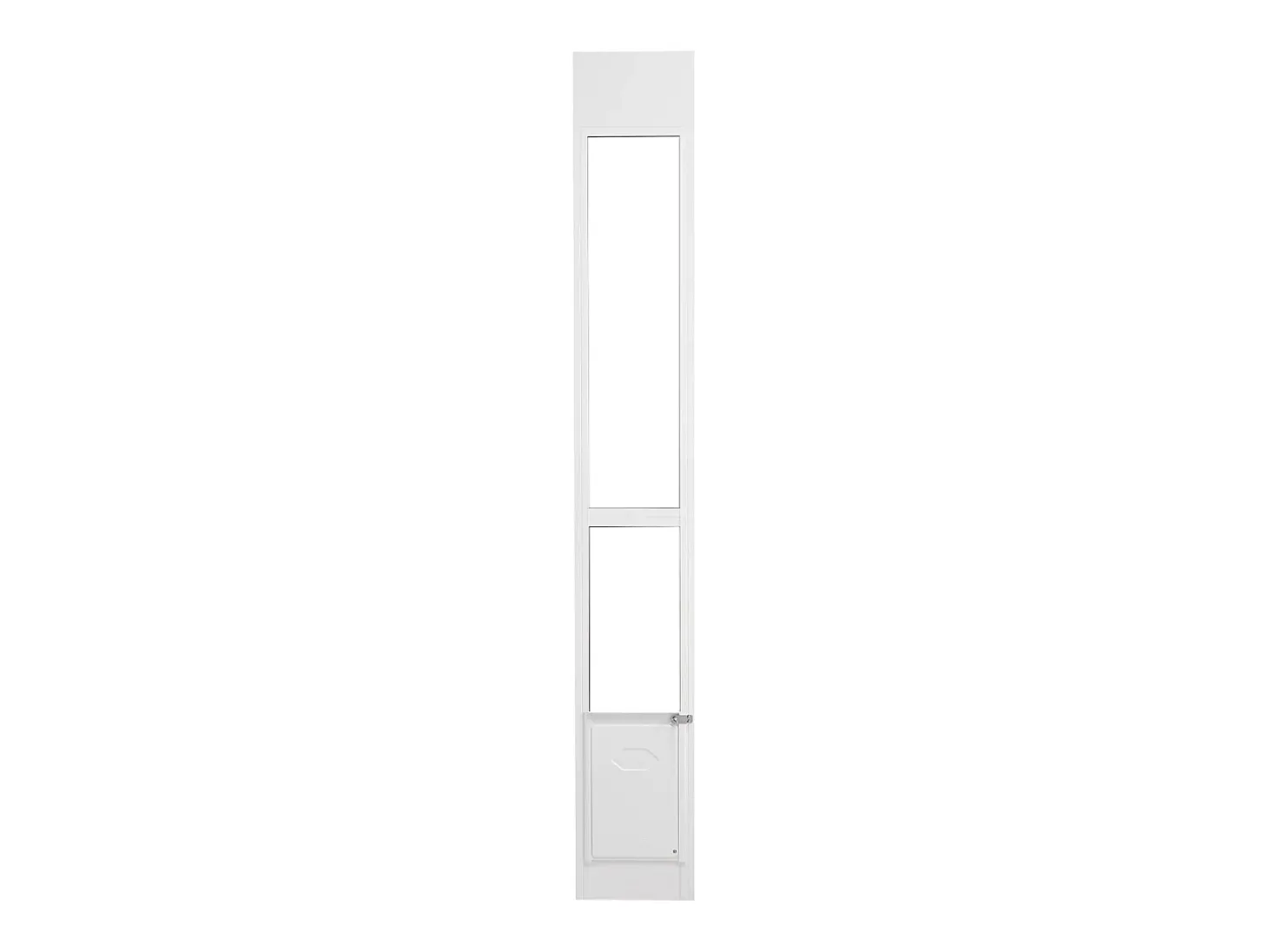 Porta Deslizante de Vidro para Cães SucceBuy, Altura Ajustável de 1927 a 2049 mm, M