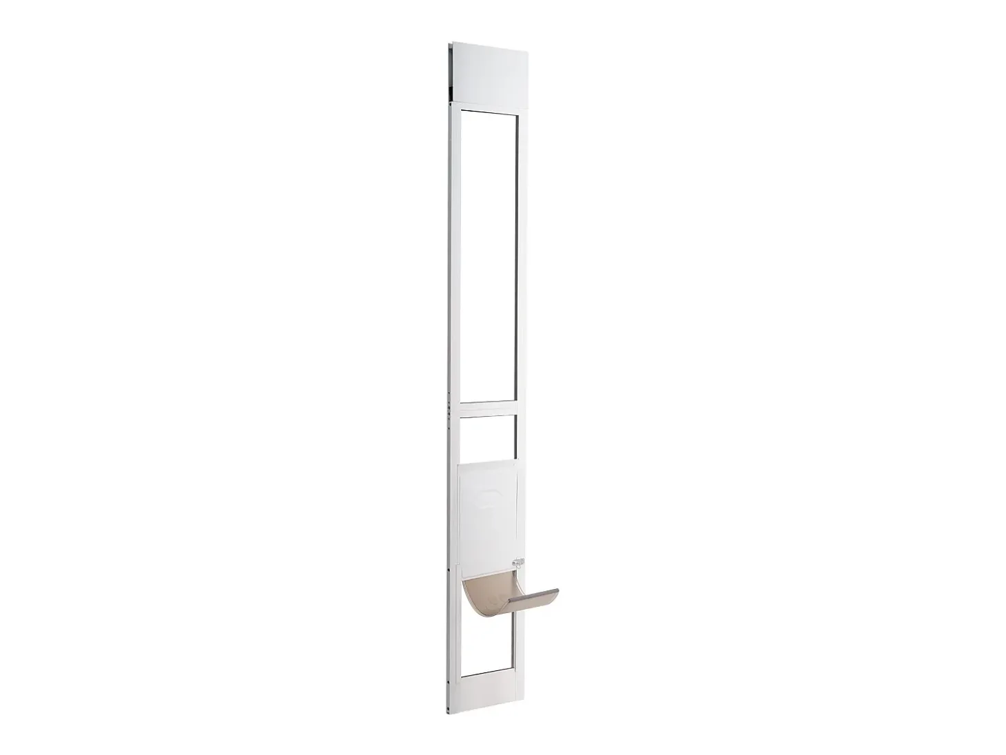 Porta Deslizante de Vidro para Cães SucceBuy, Altura Ajustável de 1927 a 2049 mm, M