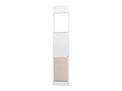 Porta Deslizante de Vidro para Cães SucceBuy, Altura Ajustável de 1927 a 2049 mm, XL