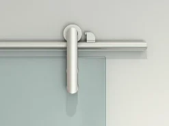 Porta deslizante suspensa CLEAVER - A205 x C93 cm - Vidro temperado