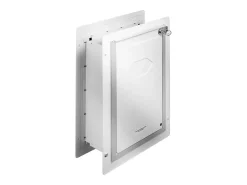 Porta para Animais SucceBuy, S, Pequeno Quadro de Metal com Fechadura e Sistema de 3 Painéis