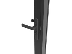 Porta reversível em alumínio e vidro fosco - A204 x L83 cm - LOXTON