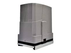 Portão elétrico de correr alumínio estilo persiana C374 x A180 cm antracite - VIAZO