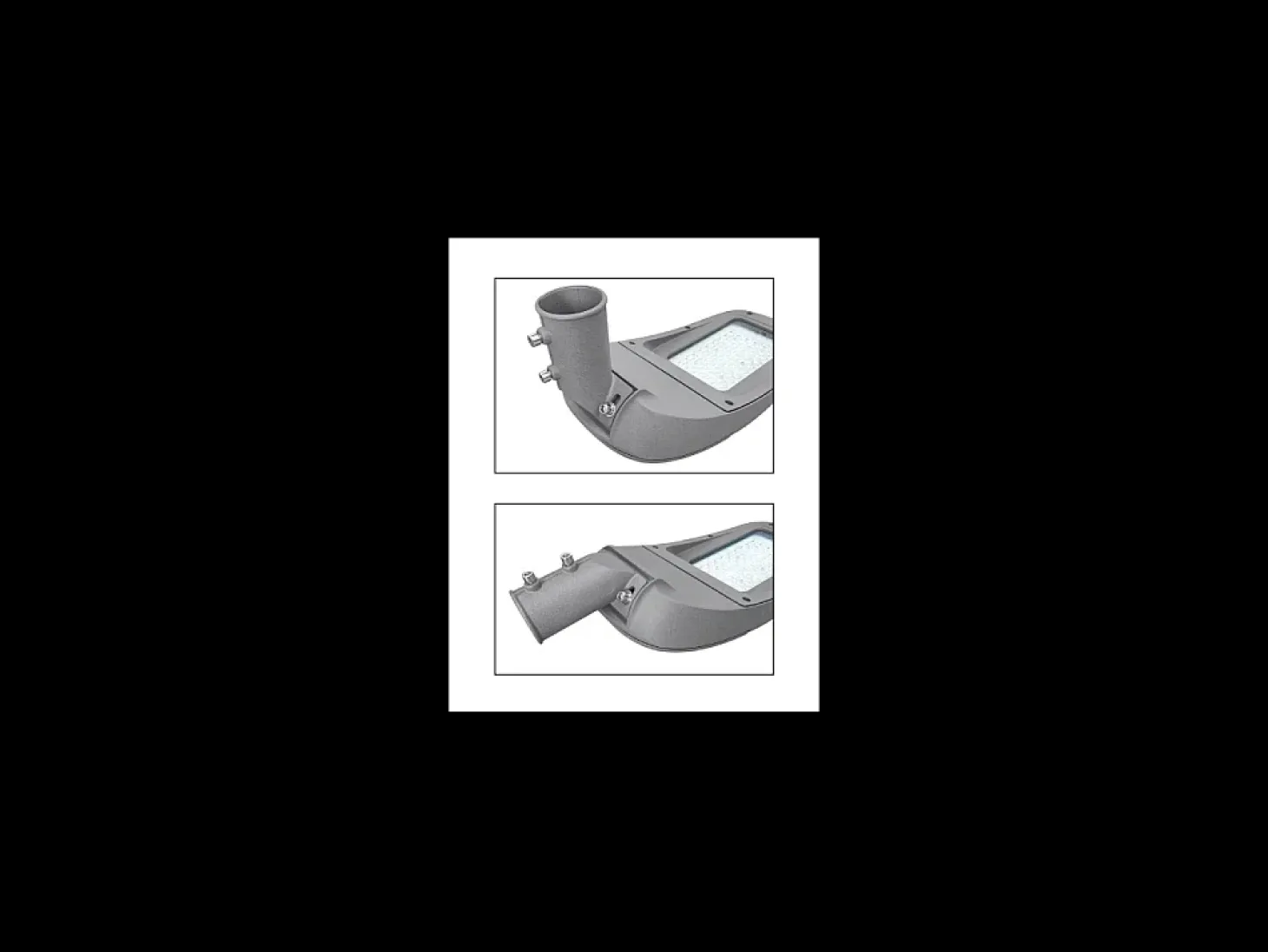 Poste de luz LED 80W 4000K e 8800 lúmens IP65