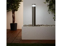 Poste exterior AVON BRILLIANT cinza aço especial LED 4W IP44 51 cm