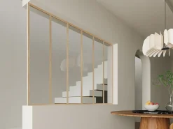 Poste para divisória alumínio termolacado A105 cm natural claro BAYVIEW