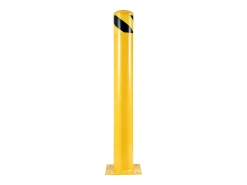 Pote de Segurança SucceBuy, Bollard de Segurança em Tubo de Aço 107x14 cm 2 Unidades, para Estacionamento, Veículos, Peatões, Escolas