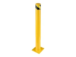 Pote de Segurança SucceBuy, Bollard de Segurança em Tubo de Aço 107x14 cm 2 Unidades, para Estacionamento, Veículos, Peatões, Escolas