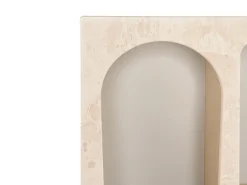 Prateleira com 5 nichos - Efeito mármore bege - LUELA