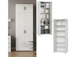 Prateleira de arquivo branco 80x37x182.4 frank