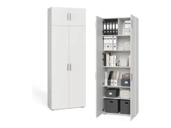 Prateleira de arquivo branco 80x37x182.4 frank