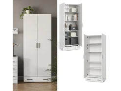 Prateleira de arquivo branco 80x37x182.4 frank