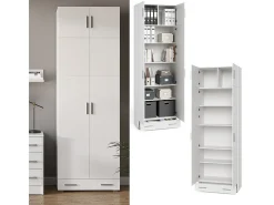Prateleira de arquivo branco 80x37x182.4 frank