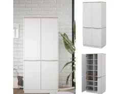 Prateleira de arquivo branco/sonoma 82x50x179 betti