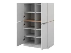 Prateleira de arquivo branco/sonoma 82x50x179 betti