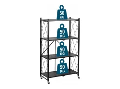 Prateleira de arrumação FS004 PRETO