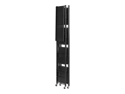 Prateleira Dobrável SucceBuy Móvel, 4 Níveis, Prateleira Dobrável com Rodas, 71x33x137 cm, Metal Resistente, Carga Estática 340 kg Dinâmica 90,7 kg