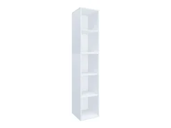 Prateleira e estante de escritório Lona Branco A. 183 x L. 35 x P. 37 cm