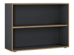 Prateleira e estante de escritório Salia Antracite A. 74 x L. 100 x P. 33 cm
