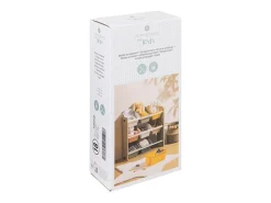 Prateleira Infantil Play 9 Bandejas Carvalho Branco 60x66x30 cm