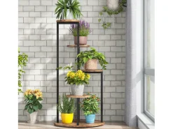 Prateleira para plantas, 5 níveis de suporte para plantas, suporte para plantas internas de 103 cm, suporte decorativo para vasos de jardinagem