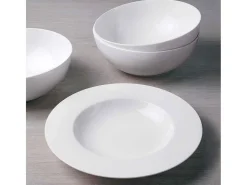 Prato fundo de porcelana branco D24 cm, Royal