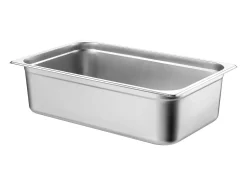 Prato Plano SucceBuy Lote de 6 Panos de Vapor de Tamanho Padrão, em Aço Inoxidável, de 15.2 CM de Profundidade