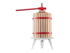 Prensa Manual de Frutas e Vinho SucceBuy, com Cesto de Madeira 18L, para Fabricação de Suco